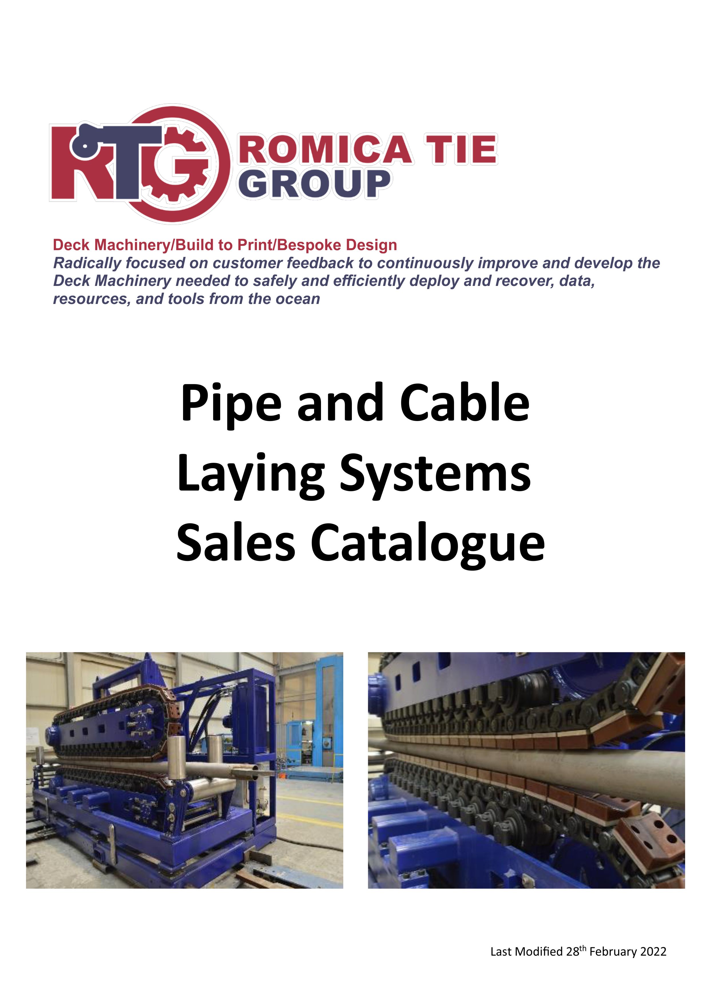 Pipe and Cable Laying Systems